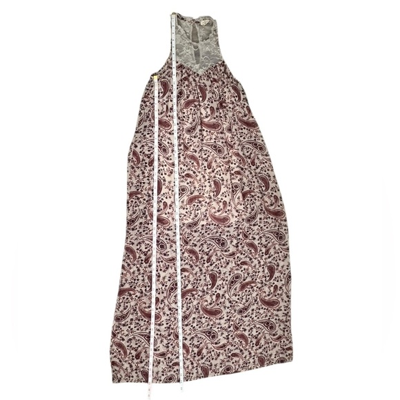 Mason & Belle Floral Sleeveless High Neck Maxi Dress - Size Small - Picture 12 of 14